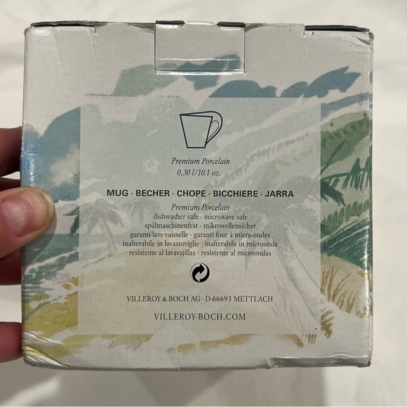 NWT Villeroy & Boch New Wave Cafe Animals of the World Lilac Breasted Roller mug - Picture 11 of 16